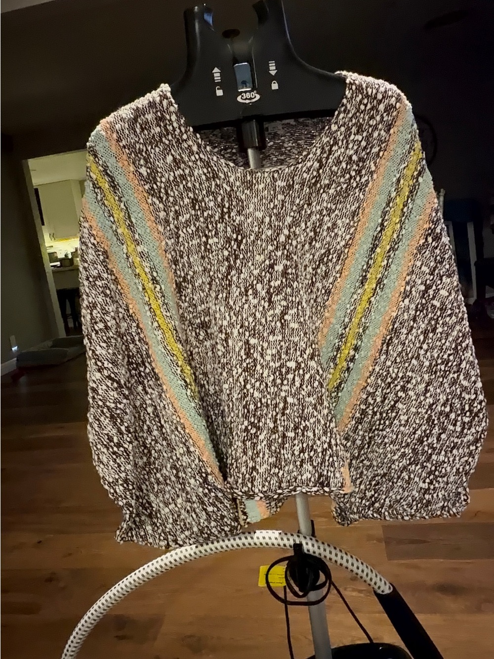 Oneil Multicolor Knit Women's Sweater/Poncho